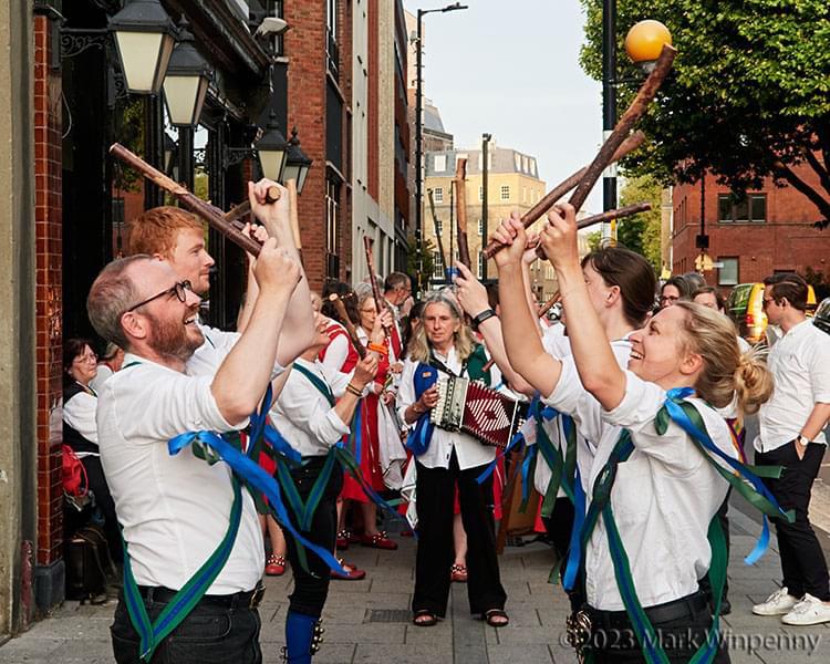 Quaggy Morris dancing